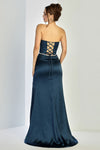 Load image into Gallery viewer, Prom Dresses Prom Pleated Long Formal Corset Beaded Drress Sage