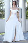 Load image into Gallery viewer, Wedding Dresses Long Bridal Gown A Line Corset Wedding Dress Off White