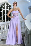 Load image into Gallery viewer, Prom Dresses Prom Long A Line Corset Slit Formal Dress Red