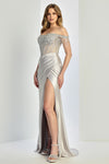 Load image into Gallery viewer, LA Merchandise LAL3268 Off Shoulder Sequin Glitter Corset Prom Gown