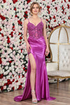 Load image into Gallery viewer, Prom Dresses Prorm Long Fitted Formal Lace Corset Dress Rose
