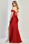 Load image into Gallery viewer, Prom Dresses Glitter Prom Long Formal Corset Slit Dress Champagne