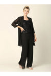 Load image into Gallery viewer, Mother of the Bride Formal Jacket Pant Suit By LA Merchandise LAV3383 - - Pant Suit LAV
