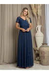 Load image into Gallery viewer, Formal Short Sleeve Mother of the Groom Dress By LA Merchandise LAV3486 - - Mother of the Bride Dresses LAV