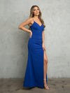 Load image into Gallery viewer, Formal Long Fitted Bridesmaids Evening Dress By LA Merchandise LAV3492 - Royal - Prom Dresses LAV