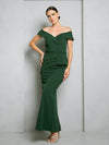 Load image into Gallery viewer, Formal Dresses Long Formal Fitted Evening Dress Hunter Green