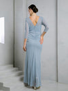 Load image into Gallery viewer, Long Mother Of The Bride Formal Dress With Slit By LA Merchandise LAV3501 - - Mother of the Bride Dresses LAV