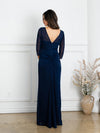 Load image into Gallery viewer, Long Mother Of The Bride Formal Dress With Slit By LA Merchandise LAV3501 - - Mother of the Bride Dresses LAV