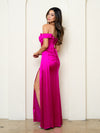 Load image into Gallery viewer, Long Slit Fitted Formal Prom Dress By LA Merchandise LAV3503 - - Prom Dresses LAV