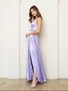 Load image into Gallery viewer, Long A-Line Prom Dress With Slit And Pockets By LA Merchandise LAV3506 - - Prom Dresses LAV