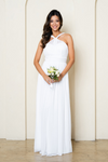 Load image into Gallery viewer, Simple Off White A-Line Wedding Dress By LA Merchandise LAV3520 - Off White - Wedding Dresses LAV