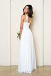 Load image into Gallery viewer, Simple Off White A-Line Wedding Dress By LA Merchandise LAV3520 - - Wedding Dresses LAV