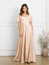 Load image into Gallery viewer, Formal Dresses  Long Formal A Line Evening Dress Champagne