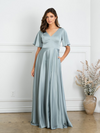 Load image into Gallery viewer, Formal Dresses  Long Formal A Line Evening Dress Sage