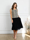 Load image into Gallery viewer, Short Mother Of The Bride Jacket Cocktail Dress Set By LA Merchandise LAV3530 - - Mother of the Bride Dresses LAV