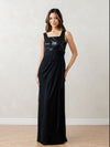 Load image into Gallery viewer, Sequin Lace Evening Dress With Detachable Bolero By LA Merchandise LAV3531 - - Formal Dresses LAV