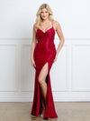 Load image into Gallery viewer, Wholesale Spaghetti Strap Ruched Mermaid Prom Evening Gown Criss-Cross Open Back by LAV3542