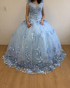 Load image into Gallery viewer, LA Merchandise LA199 Wholesale Sleeveless Floral Quinceanera Ball Gown - - Dresses LA Merchandise