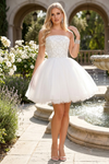 Load image into Gallery viewer, Terani Couture 231P0565 Clearance Tiffany, Pink Size 2, 4 Wholesale Beaded Short Cocktail Homecoming Dress - - Dress Terani Couture