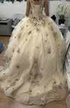Load image into Gallery viewer, LA Merchandise LA282 Off-Shoulder Quinceañera Gown with Rhinestone Corset - - Quinceanera Dress LA Merchandise
