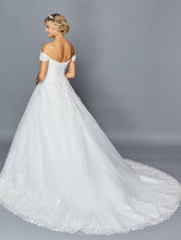 Load image into Gallery viewer, LA Merchandise LADK424 Off Shoulder Wedding Destination A-line Gown