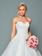 Load image into Gallery viewer, LA Merchandise LADK449 Sweetheart Lace Applique Wedding Long Gown