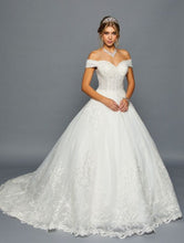 Load image into Gallery viewer, LA Merchandise LADK458 Off Shoulder Wedding Reception Ball Gown
