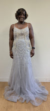 Load image into Gallery viewer, Wholesale Evening Dress Scoop Neck Mermaid Gala Gown By LA8167 - - Dress LA Merchandise