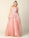 Load image into Gallery viewer, Wholesale Prom Dress Sleeveless Embroidered A-Line Ballgown By LAV5232 - - Dress LAV