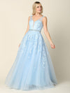 Load image into Gallery viewer, Wholesale Prom Dress Sleeveless Embroidered A-Line Ballgown By LAV5232 - - Dress LAV