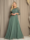 Load image into Gallery viewer, Formal 3/4 Sleeve Mother of the Bride Dress By LA Merchandise LAV5248 - - Mother of the Bride Dresses LAV