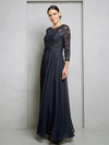 Load image into Gallery viewer, Formal 3/4 Sleeve Mother of the Bride Dress By LA Merchandise LAV5248 - - Mother of the Bride Dresses LAV