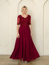 Load image into Gallery viewer, Streamlined Long Silhouette Synthetic Evening Dress By LA Merchandise LAV5271