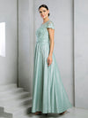 Load image into Gallery viewer, Long Metallic Mother Of The Bride Formal Dress By LA Merchandise LAV5273 - - Mother of the Bride Dresses LAV
