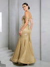 Load image into Gallery viewer, Glitter Beaded Mermaid Prom Dress With Train By LA Merchandise LAV5284 - - Prom Dresses LAV
