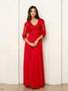 Load image into Gallery viewer, Mother of the Bride Dresses A Line Long Mother of the Bride Formal Dress Red