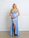 Load image into Gallery viewer, Wholesale Strapless Sweetheart Crystal Beaded Illusion Corset Mermaid Evening Gown by LAV5306