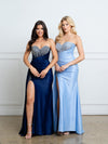 Load image into Gallery viewer, Wholesale Strapless Sweetheart Crystal Beaded Illusion Corset Mermaid Evening Gown by LAV5306