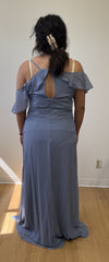 Cargar imagen en el visor de la galería, La Merchandise LA1732 Cold Shoulder Simple Chiffon Bridesmaids Dress - - Dress LA Merchandise