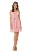 Cargar imagen en el visor de la galería, La Merchandise LAY7006 Short Simple Chiffon Bridesmaids Dresses - Blush - LAY