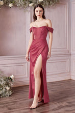 Load image into Gallery viewer, LA Merchandise LAR7484P Plus Size Removable Off Shoulder Straps Gown - - Dress LA Merchandise