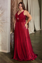 Load image into Gallery viewer, LA Merchandise LAR7497 Ruched Bodice Bridesmaids Flowy Long Gown