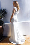 Cargar imagen en el visor de la galería, LAF8508 Wholesale Cap Sleeve Jacket Mermaid with Sweetheart Corset Bodice Beaded Evening Gown - - Long Prom Dress LAF