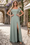 Load image into Gallery viewer, Long Formal Bridesmaid Chiffon Evening Gown By LA Merchandise LAV3454