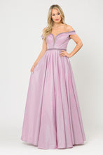 Load image into Gallery viewer, La Merchandise LAY8664 Sweetheart Long Formal A-Line Glitter Prom Gown - - LA Merchandise