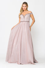 Load image into Gallery viewer, La Merchandise LAY8664 Sweetheart Long Formal A-Line Glitter Prom Gown - - LA Merchandise
