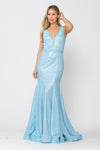 Load image into Gallery viewer, La Merchandise LAY8704 Shiny Mermaid Formal Glitter Evening Prom Gown