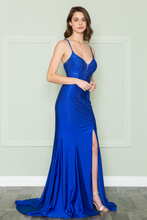 Load image into Gallery viewer, La Merchandise LAY8892 Sexy Open Back Bodycon Prom Dress with Slit - - LA Merchandise