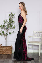 Load image into Gallery viewer, LA Merchandise LAY9274 V-neck Spaghetti Straps Rhinestones Prom Dress - - LA Merchandise