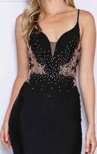 Load image into Gallery viewer, LA Merchandise LAY9274 V-neck Spaghetti Straps Rhinestones Prom Dress - - LA Merchandise